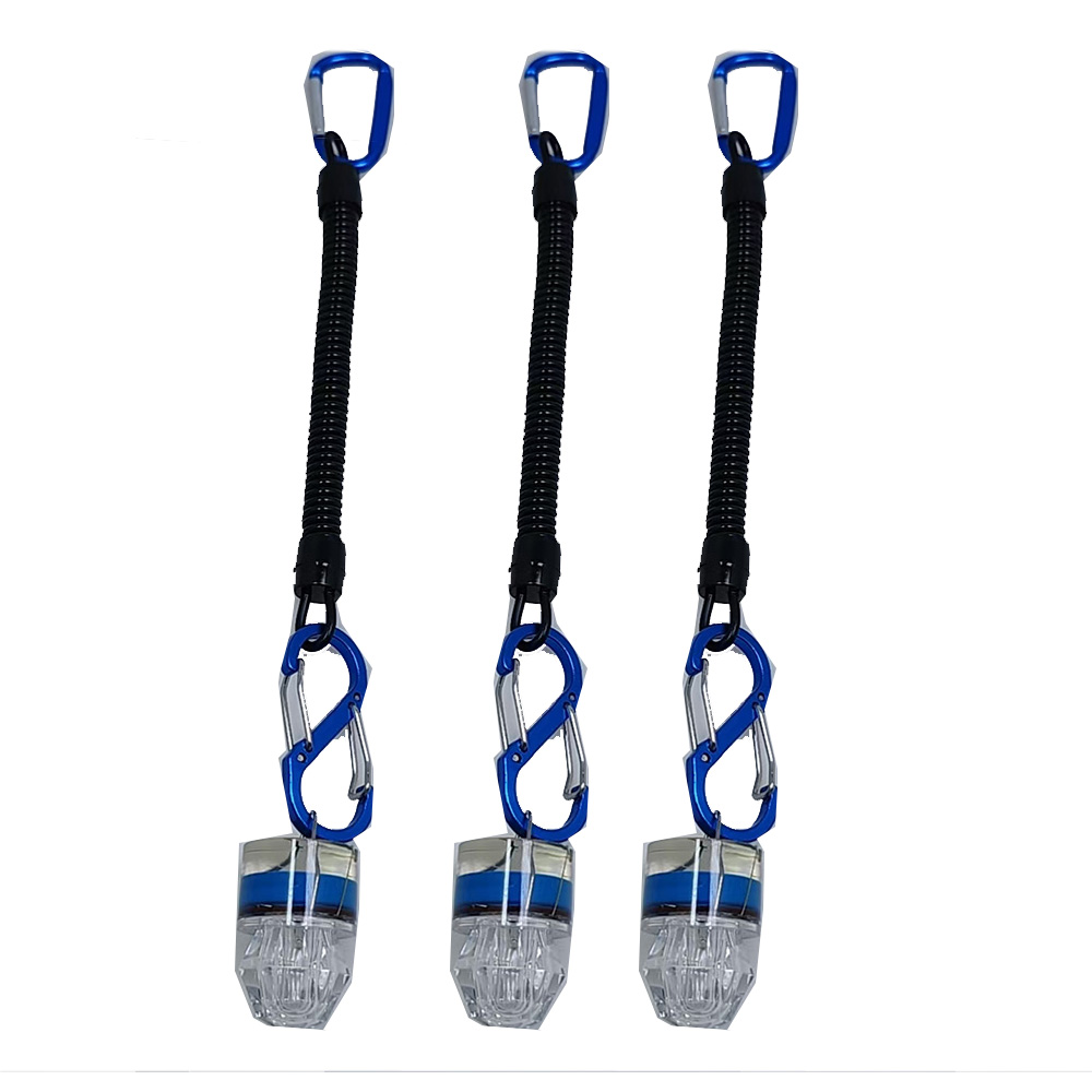 Fish Alarm - Luzes de pesca LED com corda,