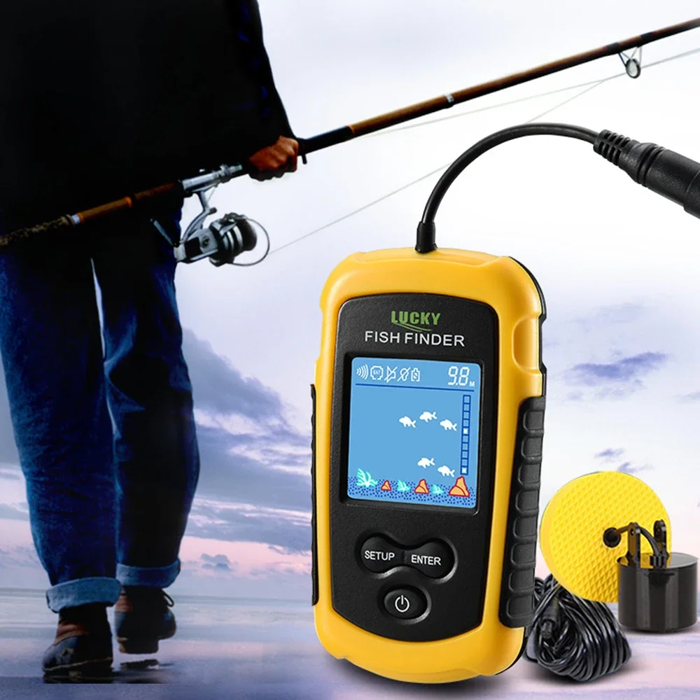 Lucky lcd tela colorida portát - Fish Finder Gps avaliação e preço