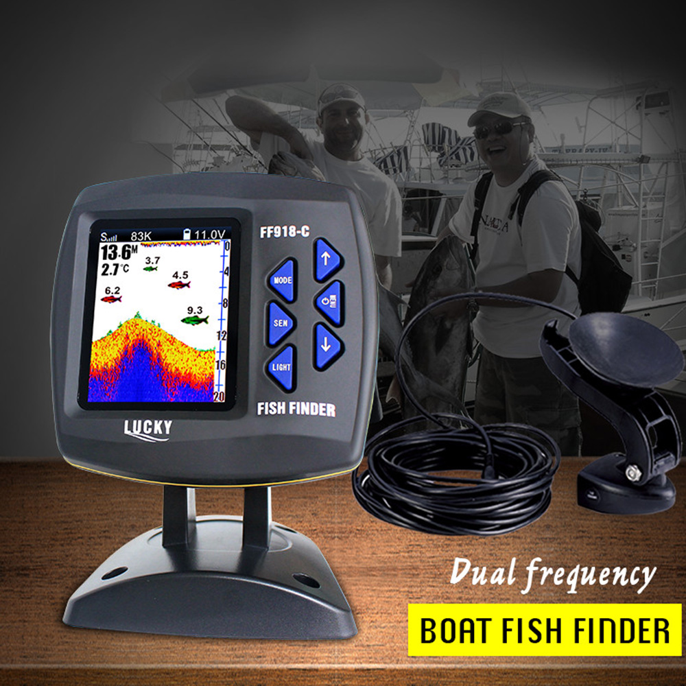 Wired Dual Frequency Fish Find - Fish Finder Gps avaliação e preço